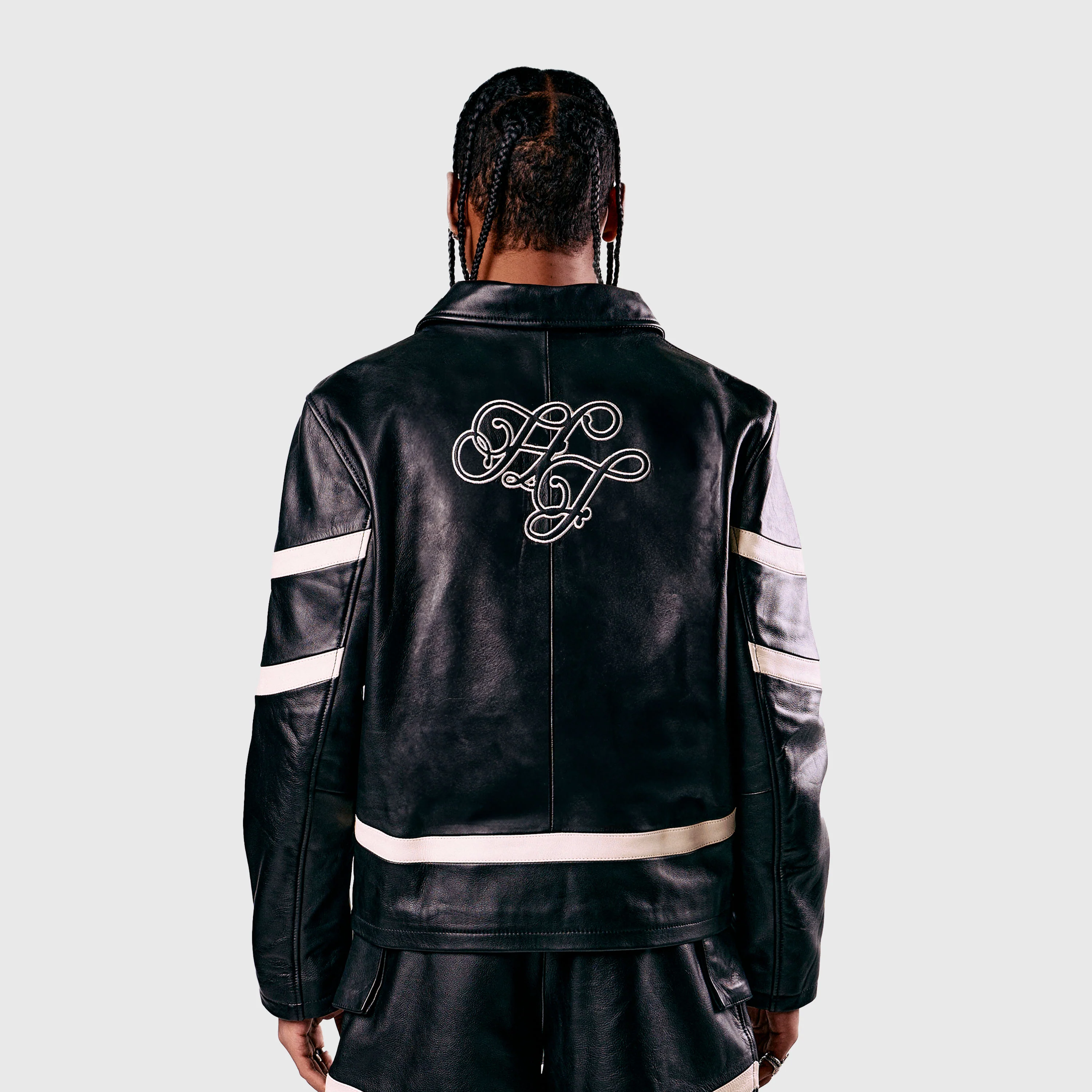 Classic Moto Jacket Black - Image 4