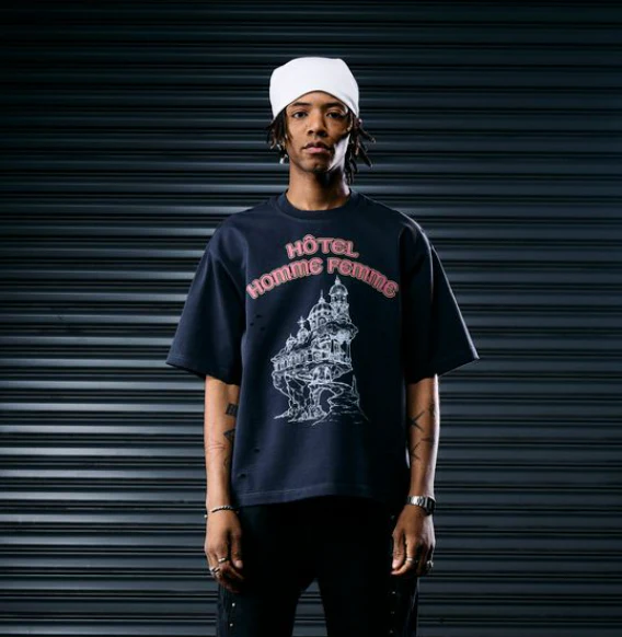 Grand Hotel Tee Black - Image 3