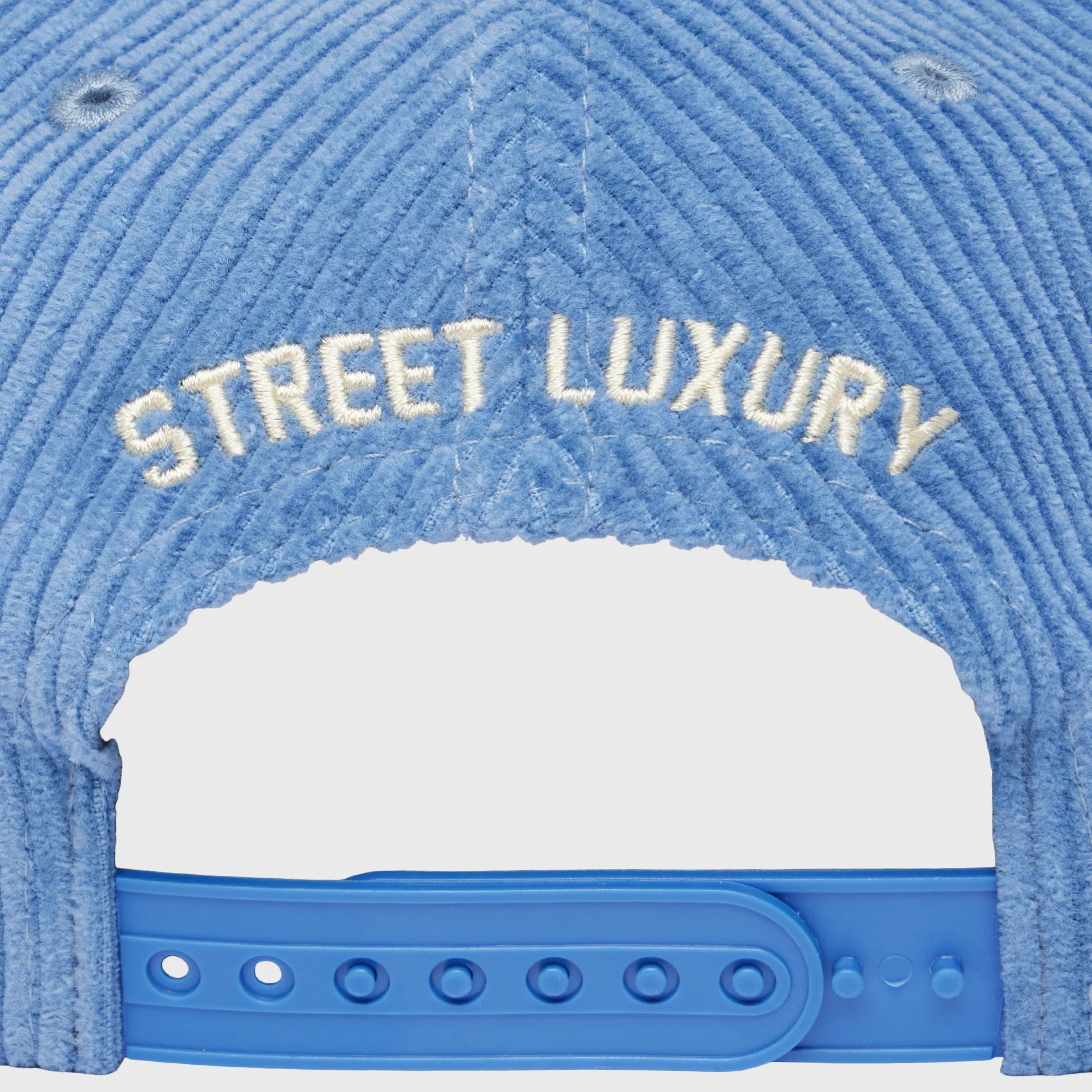 Homme Hotel Corduroy Hat Blue - Image 4