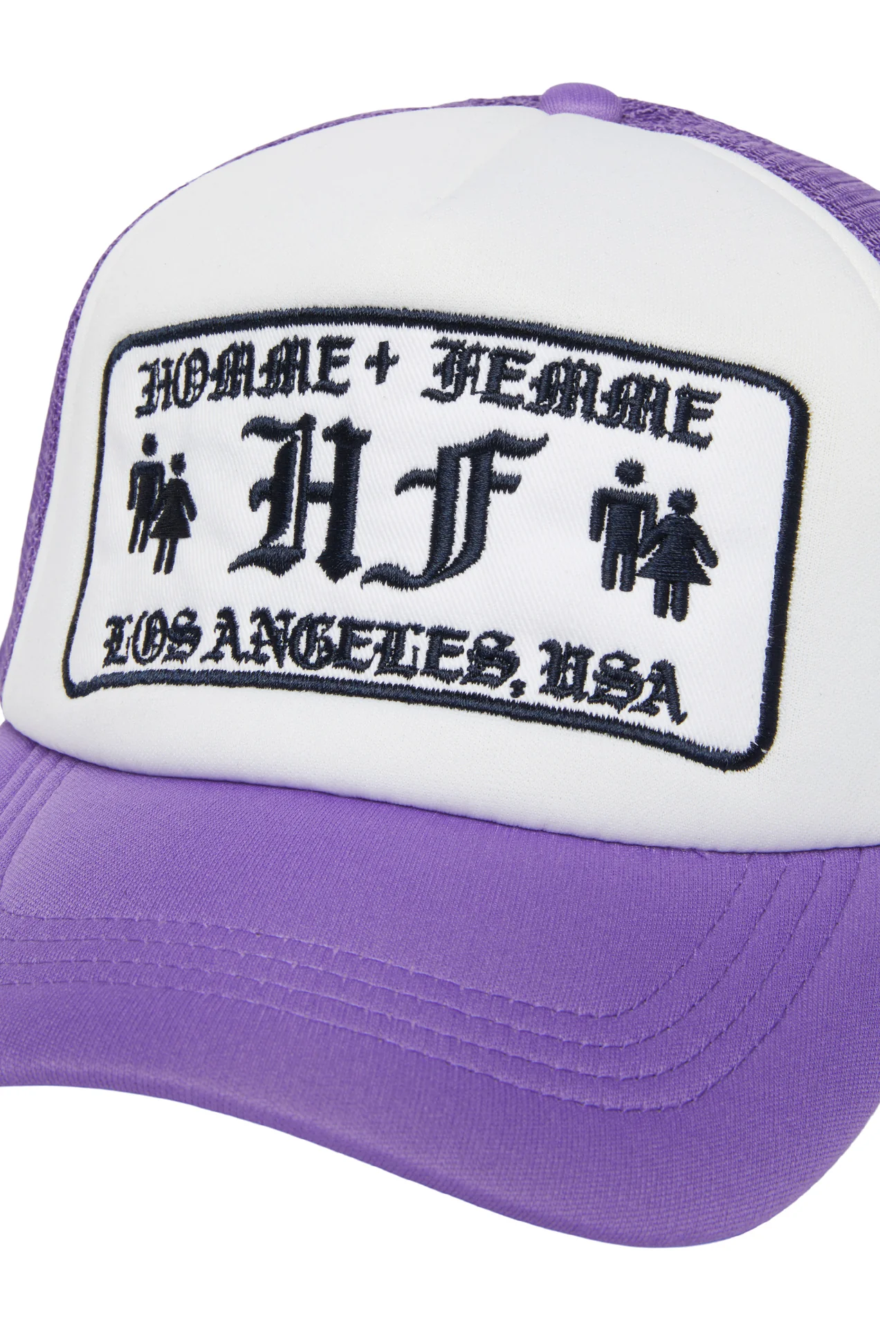 Old English Trucker Purple - Image 4