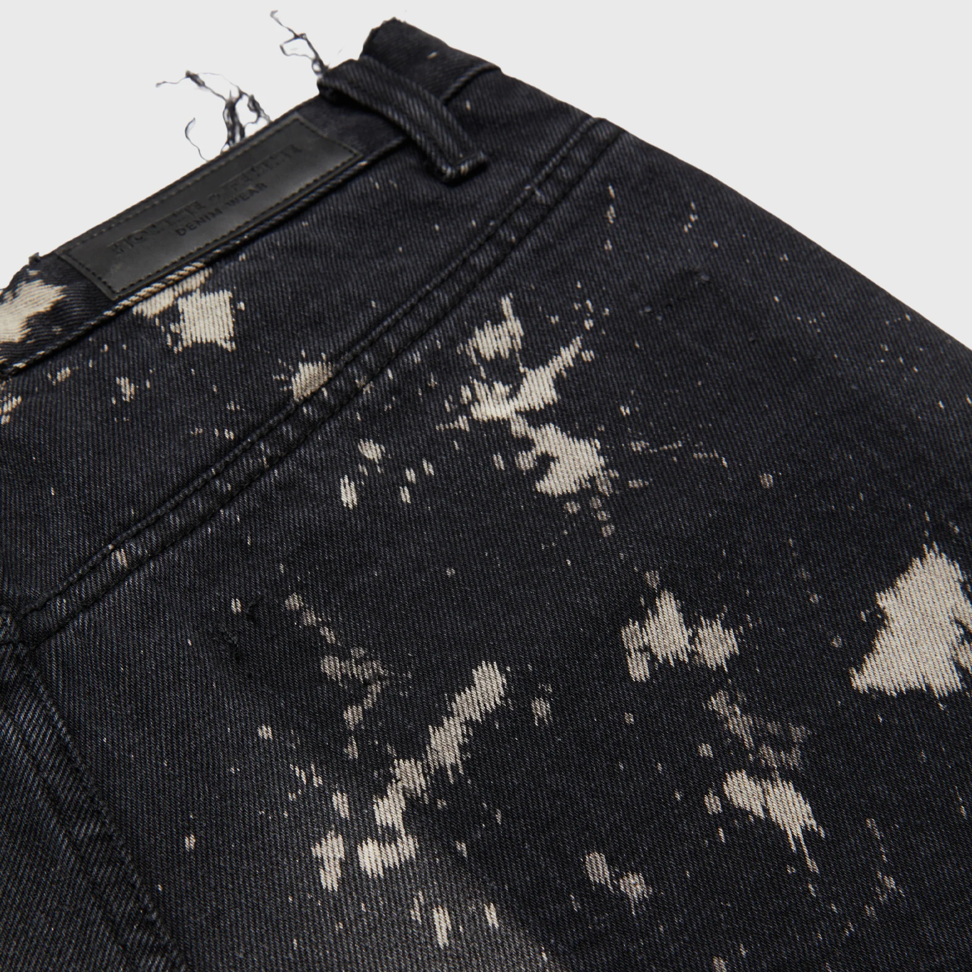 Spot Washed Denim Black - Image 4