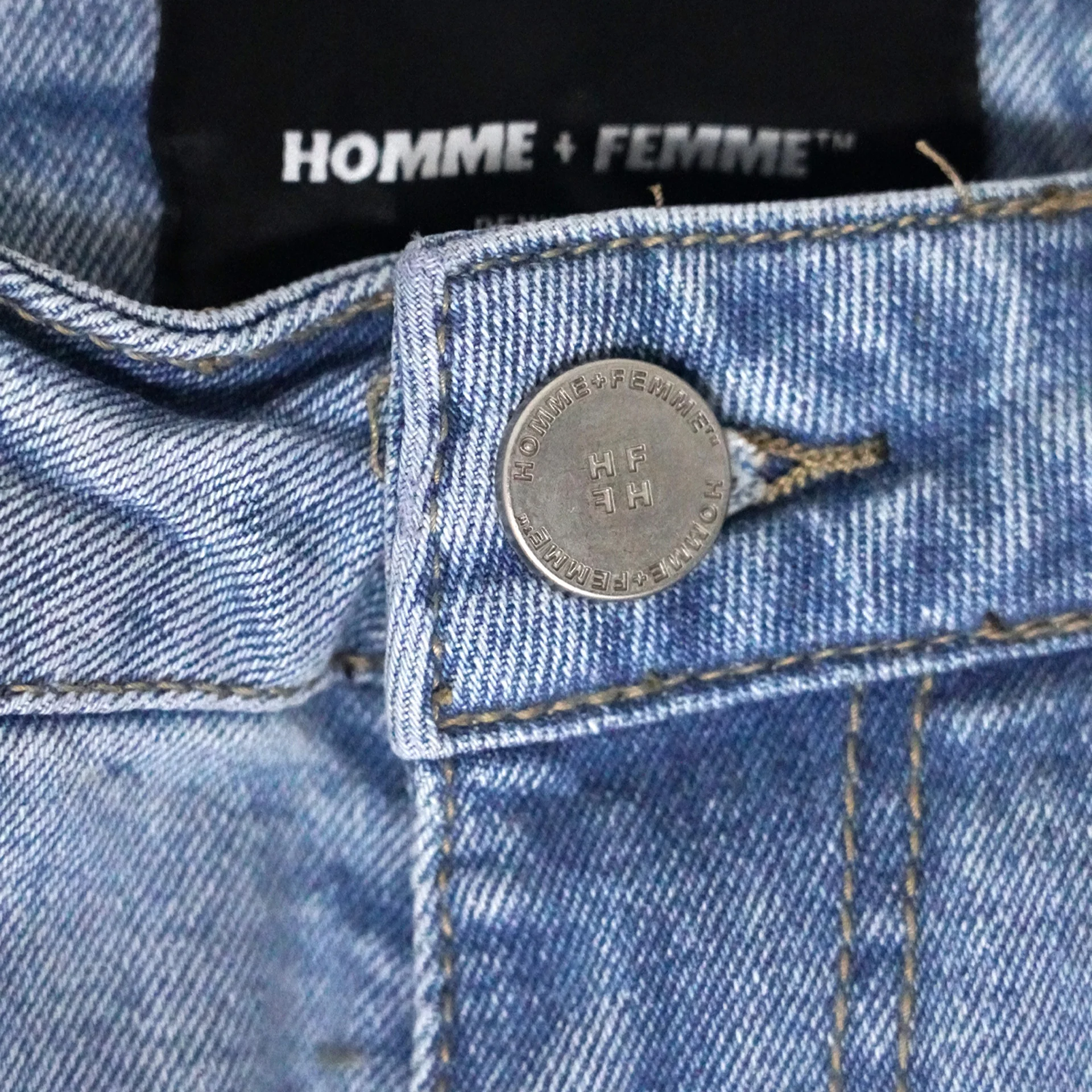 Strapped Cargo Denim Blue - Image 4