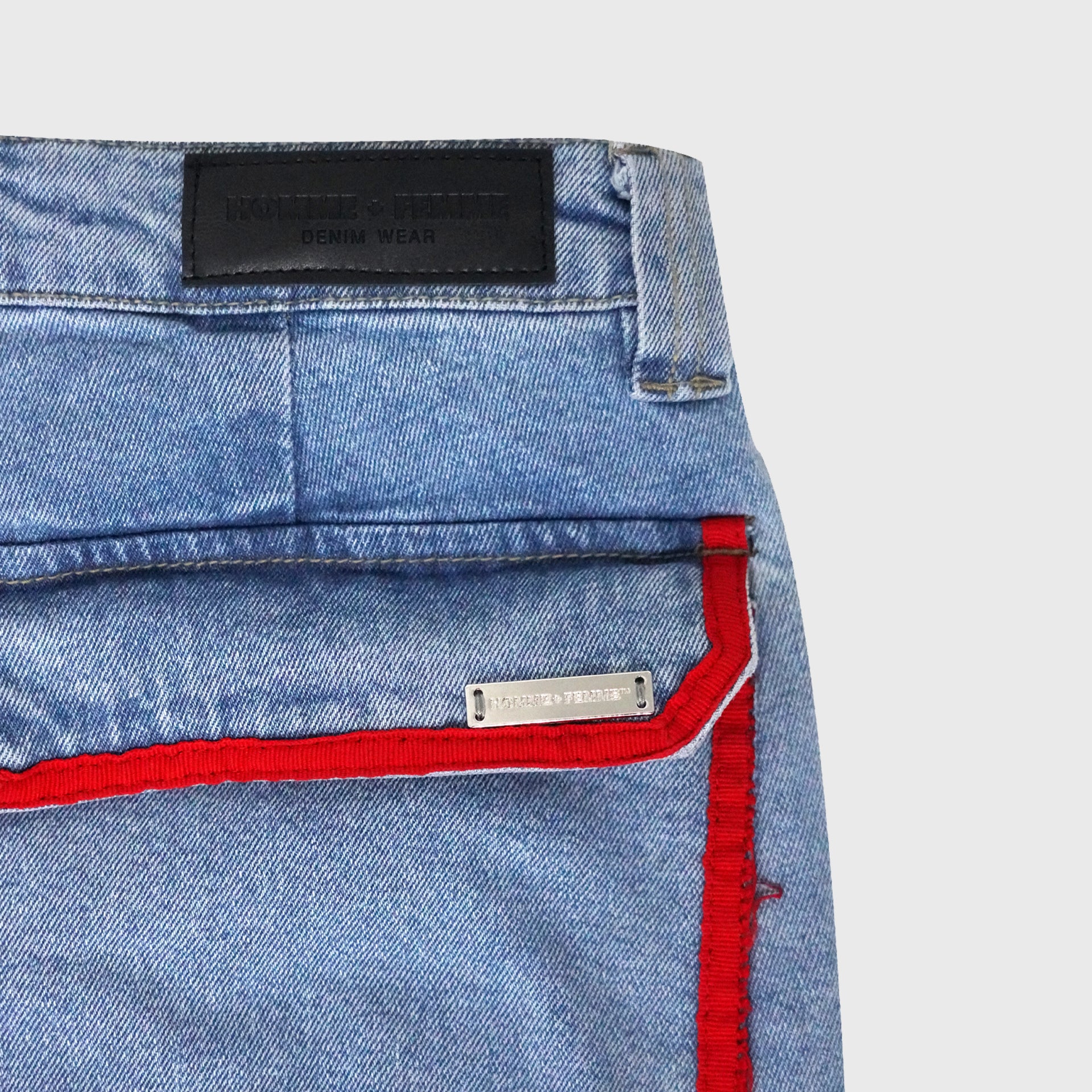 Strapped Cargo Denim Blue - Image 5