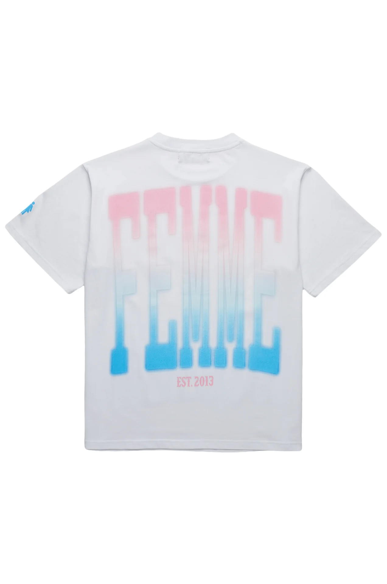 Twilight Tee White with Pink and Blue - Image 3